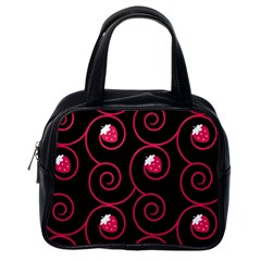 20130503 Oriental Black Single-sided Satchel Handbag by strawberrymilk