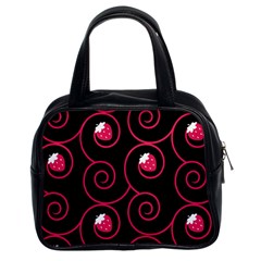 20130503 Oriental Black Twin-sided Satchel Handbag