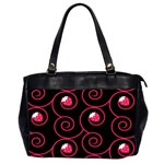 20130503 Oriental Black Twin-sided Oversized Handbag Front