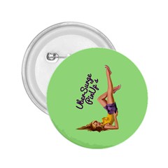 Pin Up Girl 4 Regular Button (round)