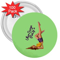 Pin Up Girl 4 100 Pack Large Button (round) by UberSurgePinUps