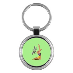 Pin Up Girl 4 Key Chain (round)