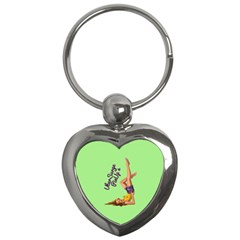 Pin Up Girl 4 Key Chain (heart) by UberSurgePinUps