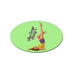 Pin Up Girl 4 100 Pack Sticker (oval)