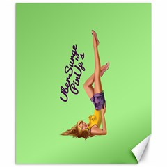 Pin Up Girl 4 8  X 10  Unframed Canvas Print by UberSurgePinUps