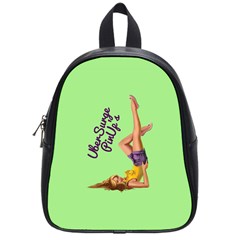 Pin Up Girl 4 Small School Backpack by UberSurgePinUps