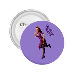 Pin Up 3 Regular Button (round) by UberSurgePinUps