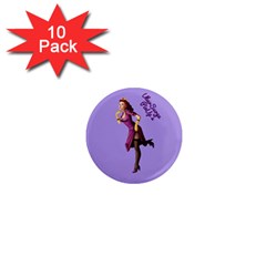 Pin Up 3 10 Pack Mini Magnet (round) by UberSurgePinUps