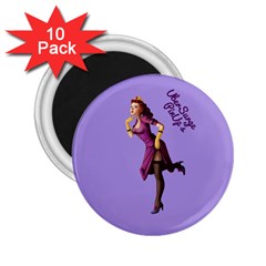 Pin Up 3 10 Pack Regular Magnet (round) by UberSurgePinUps