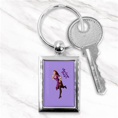 Pin Up 3 Key Chain (rectangle) by UberSurgePinUps