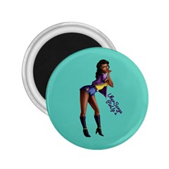 Pin Up 2 Regular Magnet (round) by UberSurgePinUps