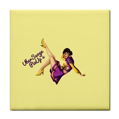 Pin Up Girl 1 Tile Coaster by UberSurgePinUps