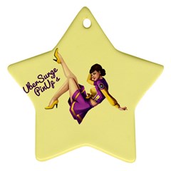 Pin Up Girl 1 Ornament (star) by UberSurgePinUps