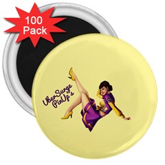 Pin Up Girl 1 3  Magnet (100 Pack)