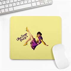 Pin Up Girl 1 Large Mousepad by UberSurgePinUps