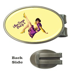 Pin Up Girl 1 Money Clip (oval) by UberSurgePinUps