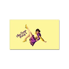 Pin Up Girl 1 Sticker Rectangular (10 Pack)