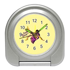 Pin Up Girl 1 Travel Alarm Clock by UberSurgePinUps