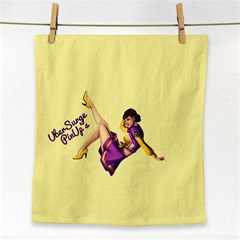 Pin Up Girl 1 Face Towel by UberSurgePinUps