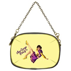 Pin Up Girl 1 Chain Purse (two Sides) by UberSurgePinUps