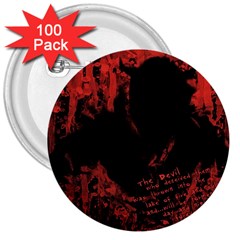 Tormented Devil 100 Pack Large Button (round)