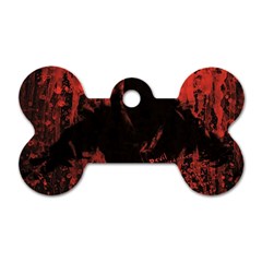 Tormented Devil Twin-sided Dog Tag (bone) by VaughnIndustries