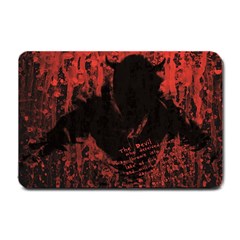 Tormented Devil Small Door Mat by VaughnIndustries