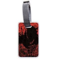 Tormented Devil Single-sided Luggage Tag by VaughnIndustries