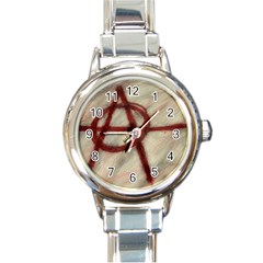 Anarchy Classic Elegant Ladies Watch (round) by VaughnIndustries