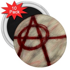 Anarchy 10 Pack Large Magnet (round) by VaughnIndustries