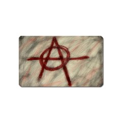 Anarchy Name Card Sticker Magnet