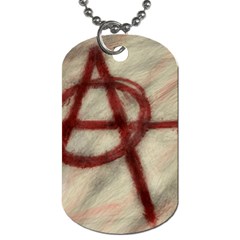 Anarchy Single-sided Dog Tag by VaughnIndustries