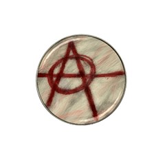 Anarchy Golf Ball Marker (for Hat Clip) by VaughnIndustries