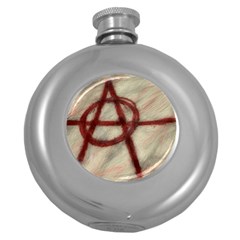 Anarchy Hip Flask (round)