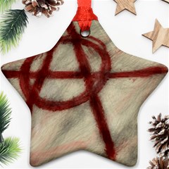 Anarchy Twin-sided Ceramic Ornament (star)