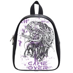 Game Over Small School Backpack by VaughnIndustries