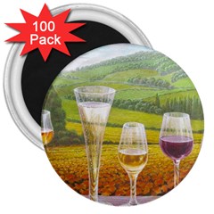 Vine 100 Pack Large Magnet (round) by fabfunbox