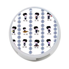 12 Girls Single-sided 4 Port Usb Hub (round) by ucantseeme