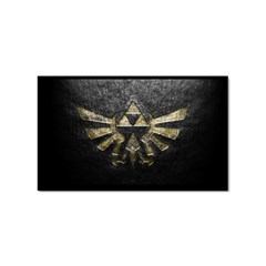 Triforce Emboss Sticker (rectangle)