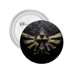 Triforce Emboss Regular Button (round)