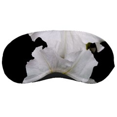 White Peonies   Sleep Eye Mask