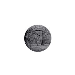 Black And White Forest Mini Button (round)