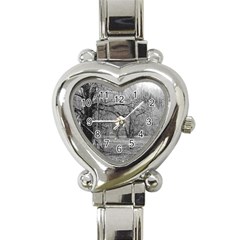 Black And White Forest Classic Elegant Ladies Watch (heart) by Elanga