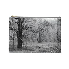 Black And White Forest Large Makeup Purse by Elanga