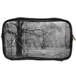 Black and White Forest Twin-sided Personal Care Bag Front