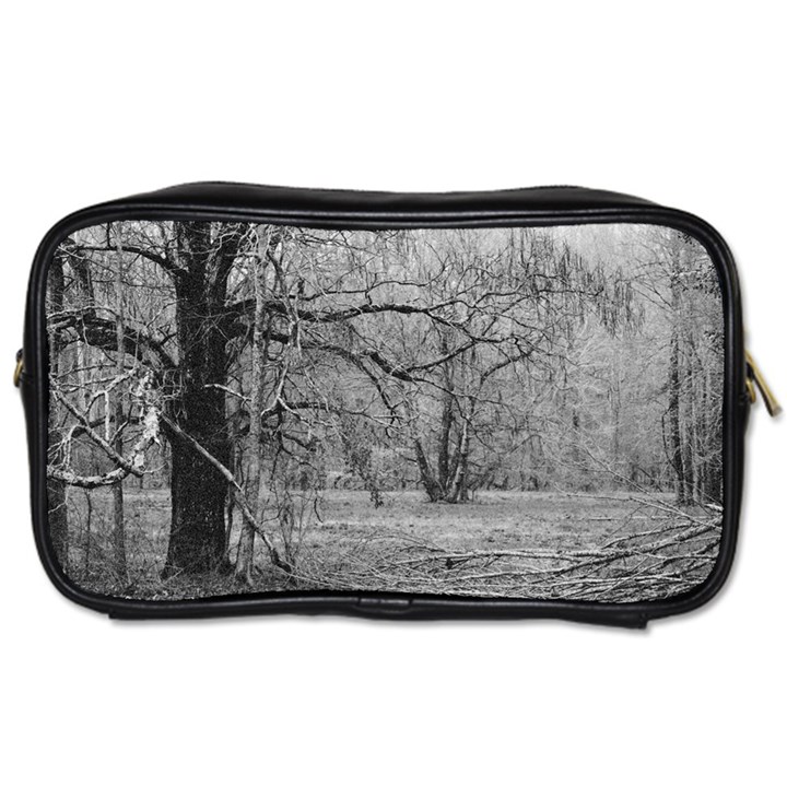 Black and White Forest Twin-sided Personal Care Bag