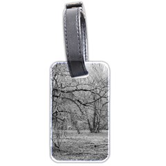 Black And White Forest Twin-sided Luggage Tag