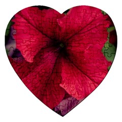 Red Peonies Jigsaw Puzzle (heart) by Elanga