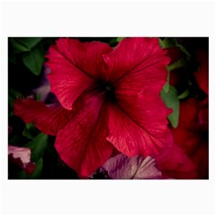 Red Peonies Single-sided Handkerchief