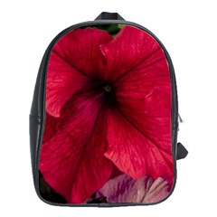 Red Peonies Large School Backpack by Elanga